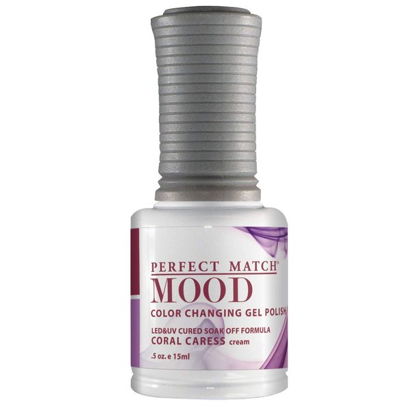 LeChat Perfect Match Mood Gel Polish, Coral Caress, 0.500 Ounce (MPMG11)