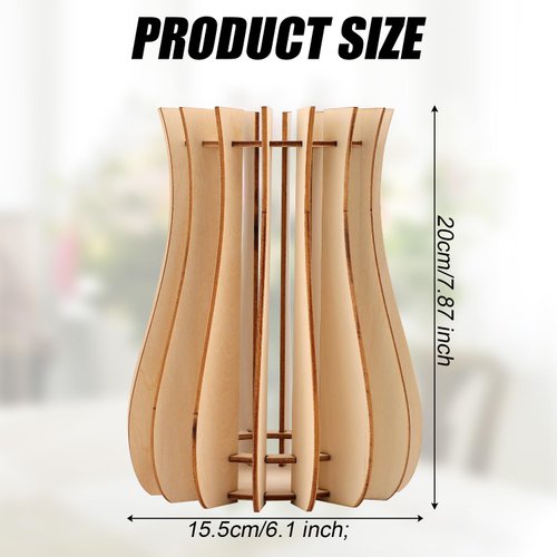 Wooden Vase for Lego Flowers, Cute Flower Vase for Lego Rose Bouquet Arrangement Vase Building Set Wooden Puzzle Flower Vase Display Stand for Lego Flowers Gifts Flower Lovers