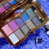 XFEXM Glitter Eyeshadow Palette, 10 Colors Sparkle Shimmer & Matte Eye Shadow Highly Pigmented Waterproof Long Lasting Makeup Set (Color 1)