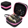 81 Holes Nail Drill Bit Holder, (ONLY CASE) Nail Bits Display Organizer Container, Dustproof Portable Organizer Storage Bag, Efile Nail Bits Professional Manicure Tools, for Manicure Tools