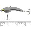 SteelShad - Original Series (3/8 oz) Silver - Bass Fishing Lures - Lipless crankbait for Freshwater Fishing - Long Casting Blade Bait Perfect for Bass, Walleye, Trout