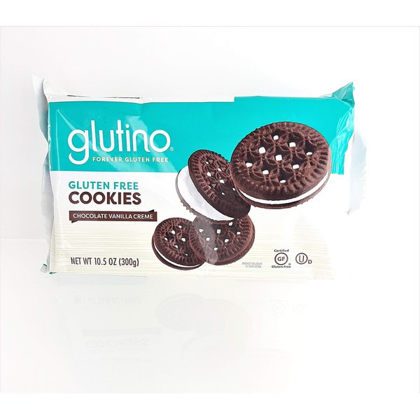Glutino Chocolate Vanilla Cream Cookies, Gluten Free 10.5 OZ