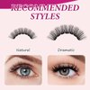 Lash Clusters 240pcs 40D 12-18mm Mixed Tray 3D Effect Volume Individual Lashes Cluster Eyelash Extensions Fluffy Soft D Curl Individual Lashes DIY Lash Extension Kit at Home (40D-0.07-D,12-18mm)