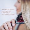 MISEL Professional Boar Bristle Hair Brush for Women and Men | Detangles All Natural Hair Types and Hair Extensions | Reduces Breakage | Great for Wavy and Straight Hair | Salon-Approved | Medium