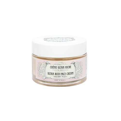 Panier des Sens - Ultra Rich Face Cream - with Hyaluronic Acid + Peony Extract - Moisturizing and Radiance - Skin Care for Women Made in France - Facial Moisturizer 99% Natural Ingredients – 1.7 floz