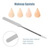 Stainless Steel Makeup Spatula, Liquid Foundation Spatula Stainless Steel Ergonomic Nail Art Stirring Tool Makeup Artist Makeup Tool