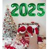40 Inch Green 2025 Number Balloon, 2025 New Year Eve Green Number Balloons, New Years Eve Party 2025 Decorations For Christmas Graduations Birthday