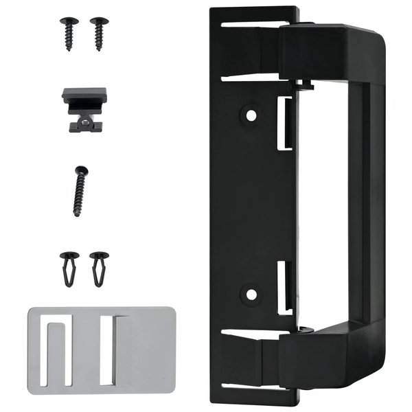 Ytpoools 1 Pack 3316882900 RV Refrigerator Door Handle Holder Grip Black Hardware, Compatible with 3316882.900 S,Std Dr Handle Combo-6/8 Amii DM2672, DM2682, DM2872, DM2882 with Airing Cards