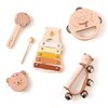 EERKEOD Musical Instruments for Toddlers Montessori Wooden Toys Percussion Musical Instruments with Xylophone Musical Set for Girls Boys Kids Preschool Educational Musical Toys for Kids