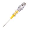 uxcell Voltage Tester Pen AC 100-500V with 3.5mm Slotted Phillips Screwdriver 151mm Length for Circuit Test, Clear and Yellow