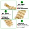 Human Braiding Hair 16inch 1 Bundle 613 Blonde Deep Wave Bulk Human Hair for Braiding Deep Wave Human Braiding Hair Blonde Deep Wave Bundles Human Hair Bundles Brazilian Remy Human Hair Extensions