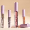 LUXAZA Neutral Brown Liquid Eyeshadow Set, 5Pcs - Long Lasting, Highly Pigmented, Quick-Drying Sparkling Eye Shadow Makeup, Multi-Use, Travel Friendly