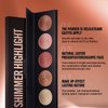 Highlighter Powder Palette, Makeup Palette Facial Bronzers Illuminator Palette Highlighter Baked Waterproof Long Lasting Brilliant Lighten Skin Color Face (Highlighter Powder)