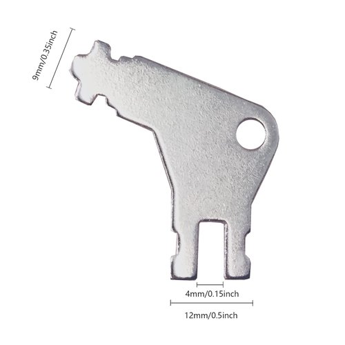 20pcs Paper Towel Dispenser Key, Georgia Pacific 50504 Key, Universal Dispenser Key Compatible for Toilet Paper Dispensers