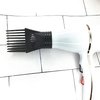 Black Universal Hair Dryer Comb Nozzle Plastic Hairdressing Salon Hair Dryer Blow Comb Attachment, Hair Styling Nozzle Tool for Straightening Detangling Fine Curly, Styling Tools and Appliances