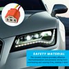 Suvnie 2 PCS H4 HB2 9003 Wiring Harness Headlight Socket, 16AWG Ceramic Headlight Connector, Pigtail Socket Female Plug, Headlight Fog Light Retrofit Car Accessories for Truck Boat
