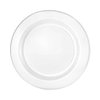 EcoQuality 7.5 inch Clear Round Salad Plate – Elegant Disposable Plastic Dinner Plate for Weddings, Parties, Catering, and Buffets – Durable & Reusable Tableware (240)