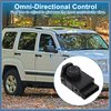SWITCHRISE Car Mirror Switch No.56010093AA View Mirror Remote Control Switch for for Jeep Liberty 2002 2003 Plastic Black Fit for