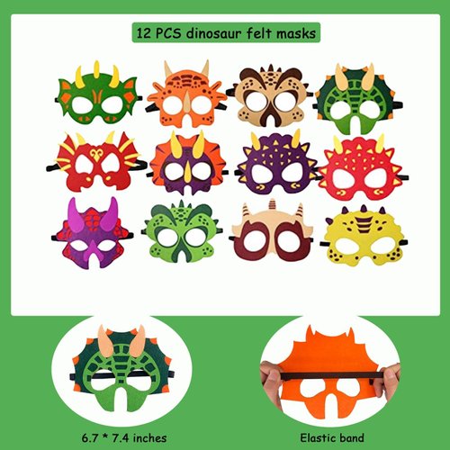 XIPEGPA Dinosaur Party Favors Dinosaur Birthday Party Supplies Dinosaur Goodie Bags for Boys Girls Birthday Dinosaur Bags Fillers Dinosaur Themed Party Toys