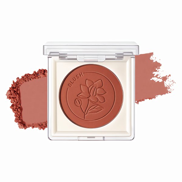 FOCALLURE Powder Palette Blush, Matte Mineral Blush Powder, Bright Shimmer Face Blush Makeup, Contour and Highlight Blush Palette, Highly Pigmented, Long Lasting, Waterproof, Blendable, 402