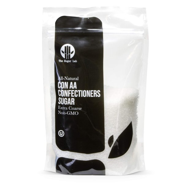 The Sugar Lab Confectioners Sugar - Extra Coarse Baking Sugar - 2 Pounds - Con AA - Sugar Crystals for Baking and Cupcake Decorations - Excellent for Decorating Candy - Perfect for Bakeries