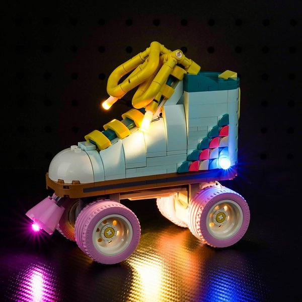 BrickBling LED Light Compatible with Lego Creator Retro Roller Skate, Creative Lighting Kit Compatible with Lego 31148-No Model Included