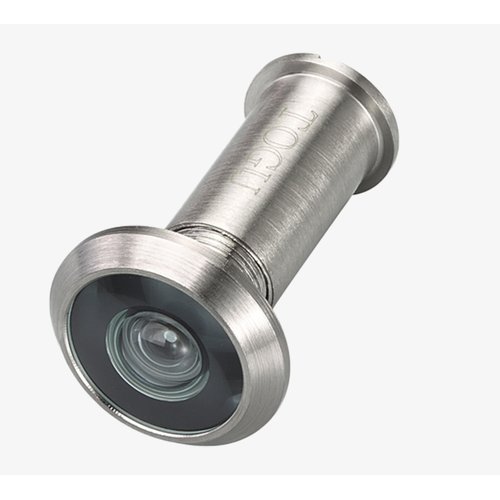 TOGU TG3016NG-SN Solid Brass UL Listed HD Glass Lens 220-degree Door Viewer Peephole for 1-3/8" to 2-1/9" Doors, Satin Nickel/Brushed Nickel Finish