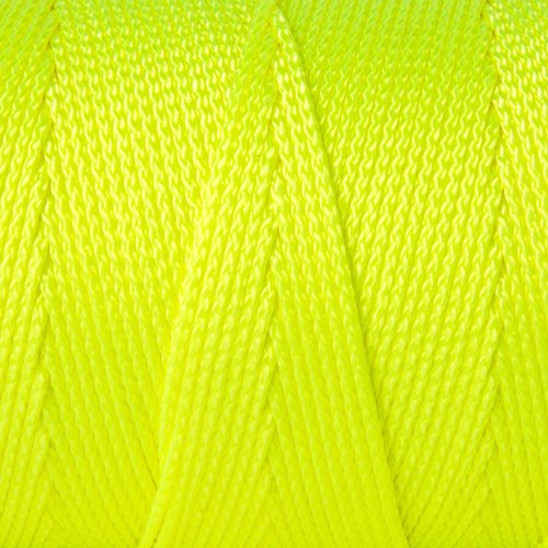 HONGDA Nylon Twine, 1000 Feet #18 Braided Nylon Mason line String Perfect for Masonry Jobs and for The Layout of General Construction, Gardening, DIY Project, Fluorescent Yellow