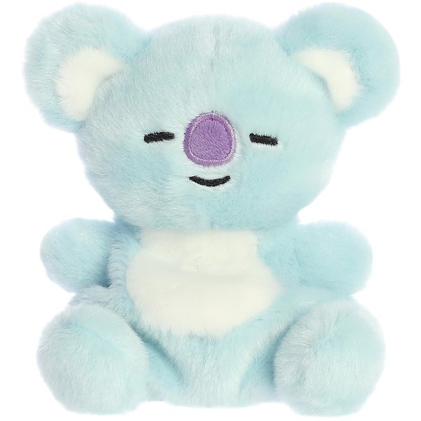 Aurora® Lovable BT21 Palm Pals™ KOYA Stuffed Animal - Collectible Fun - Delightful Cuteness - Blue 5 Inches