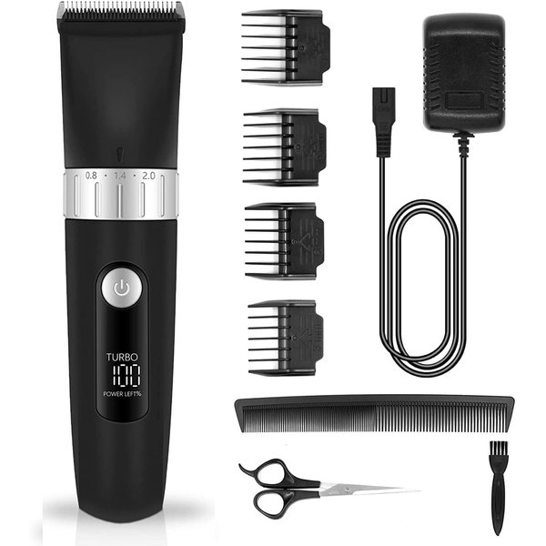 Maxshop Corded & Cordless Hair Clippers for Men Rechargeable Barber Clippers Trimmers Hair Cutting Grooming Kit with LED Power Display