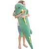 Meow Wang 39.3" Dinosaur Big Pillow Plush Dino Toy,Cute Weighted Dinosaur Stuffed Animals Doll,Soft Giant Dinosaur Plushies,Gifts for Girls Kids Boys Birthday,Valentine,Easter
