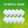 Scrubbing Bubbles Flushable Toilet Wand Refills, Fresh Brush Toilet Cleaner Refill Pads, Cleans Limescale & Fights Odors, Citrus Scent, 10 Count, Pack of 1