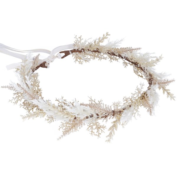 MOSTORY Handmade Bohemian Flower Headpiece - Floral Elf Crown Boho Headband Woodland Wreath Leaf Circlet for Women Girls Renaissance Halloween Party Photography