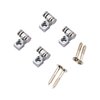 Musiclily Vintage Roller Guitar String Tree Guides Retainer for Fender Strat Stratocaster Tele Telecaster Electric Guitar, Chrome(Pack of 4)