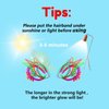 ZIRICHER 6 Colors Cat Headbands Glow in the Dark,Plastic Light Up Hair Band Luminous Headband For Girls Christmas,Happy New Year,Birthday Party