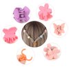 YISSION 80Pcs Mini Hair Clips for Girls Women Small Flower Hair Clips Tiny Butterfly Hair Clips 90s Hair Accessories for Girls Women with Box Package Random Candy Colors