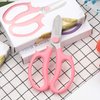 Jasni Garden Pruning Shears Scissors with Comfort Grip Handle, Premium Steel Professional Floral Scissors, Perfect for Arranging Flowers, Pruning, Trimming Plants, Gardening Tool (Pink)