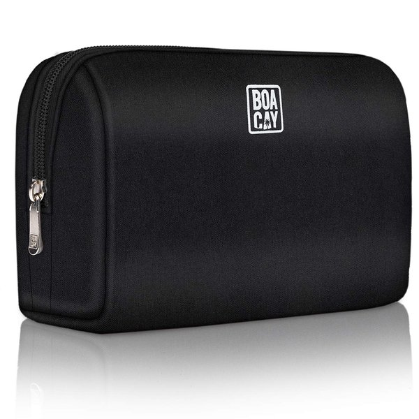 Cosmetic & Makeup Bag, Zippered Makeup Pouch for Women & Girls, Travel Cute Organizer Suitable for Purse, Versatile Bag with Multiple Compartments for Makeup, Toiletries, Pencils, Accessories