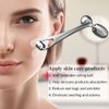 Yeamon Face Massager, Metal Face Roller Gua Sha Massage Tool for Face Neck Eye Body Skin Care, Facial Roller for Women