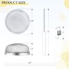 2 Pieces Flying Insect Screen RV Furnace Vent Cover RV Water Heater Vent Cover 2.8 Inches Stainless Steel Mesh with Installation Tool and Silicone Rubber for RV Refrigerator Vents RV Water Heater