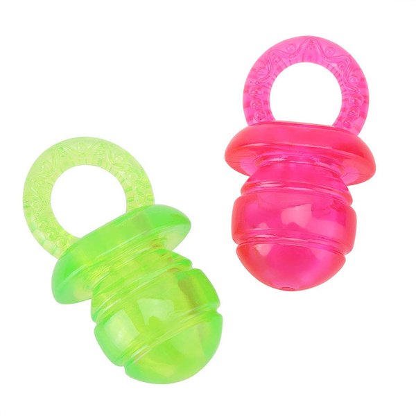 Yosoo Health Gear Puppy Chew Toys 2Pcs Pet Puppy Molar Clean Teeth Toy, Small Dog Cat Pacifier Chew Playing Training Toys, Indestructible Dog Teething Chew Toys Sturdy Material 3.1