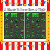 Cerlaza Luminous Circus Temporary Tattoos for Kids, Circus Carnival Theme Party Decorations Favors for Girls and Boys, Carnival Games Prizes Party Supplies Accessories -38 Styles