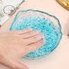 LALAFINA Glass Nail Soaking Bowl Manicure Bowls Nail Art Hand Soak Bowls Nail Soaking Tray Manicure Care Soak Bowl for Nail Art Polishing Remover Soak Off Bowl, Size 5.3×2.2inch