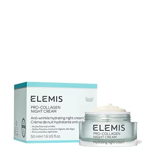 ELEMIS Pro-Collagen Night Cream, 50ml – Ultra Rich Daily Face Moisturizer to Firm, Smooth & Replenish Skin with Antioxidants, Overnight Hydrating Skincare to Reduce Fine Lines & Wrinkles