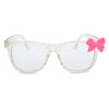 Jojo Siwa Blue Light Blocking Glasses with Pouch Juniors Computer Glasses for Women Eyewear Screen Protection (Sparkle Pink)