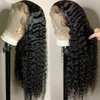 BABOSHOW 26 Inch 13x6 Deep Wave Lace Front Wigs Human Hair 200% Density Curly Wig Human Hair Glueless Deep Wave Frontal Wig 13x6 HD Curly Lace Front Wigs Human Hair Pre Plucked with Baby Hair