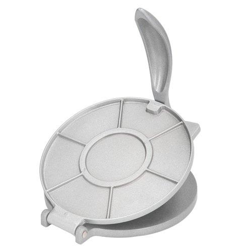 Tortilla Press, 7.7in Aluminum Alloy Rust Proof Leverage Principle Odorless Dough Press Heating Evenly Corrosion Proof Durable Easy to Clean Tortilla Maker for Homemade Flour, Tortillas