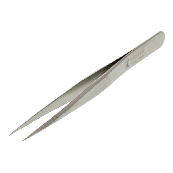 Ideal-tek Tweezers, Stainless Steel Anti-Magnetic, Style 3c | TWZ-312.18