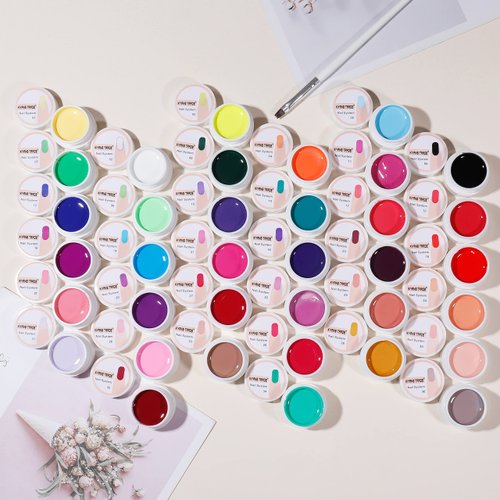 Gel Paint Nail Art Polish Set - 36 Colors Gel Nail Polish Kit with Nail Art Brush for Nail Art Paint Design, Nail DIY Painting Gel Polish Set(36 colors)