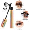 2 Pack Mascara Black Volume and Length Lasting All Day, 4D Silk Fiber Lash Mascara, Waterproof Mascara Lengthening No Clumping, No Smudging & Easy to Remove